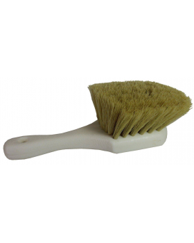 8" White Tampico Wheel Brush