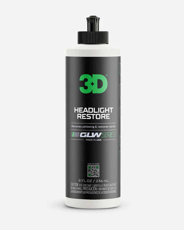 3D GLW Headlight Restore 8oz