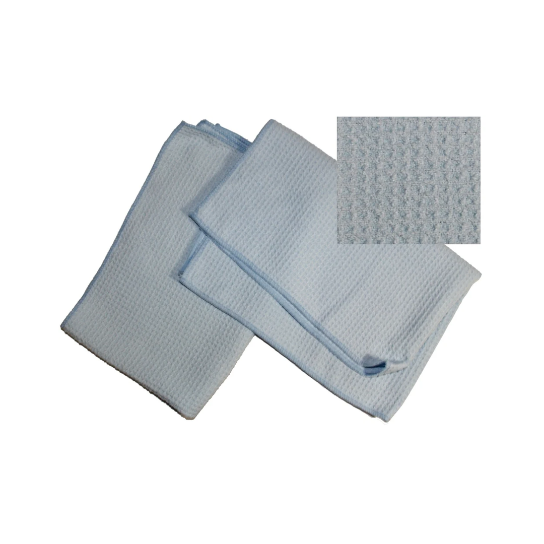 Hi Tech Industries Soft Waffle Blue Microfiber Towel